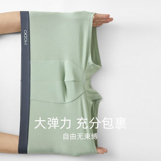 红豆（Hodo）莫代尔内裤男抗菌底裆运动透气大码男士平角裤四季柔软爽滑四角裤 673组合二(莫代尔抑菌款) 3条 XL (175)