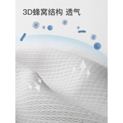 Crib mid-bed newborn bionic bed portable baby anti-pressure bed anti-jump uterine bed milk white 0-12 months--free swaddle