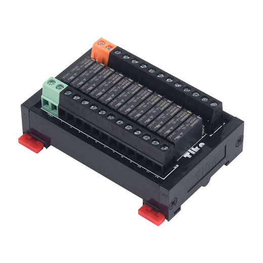 泽炜 电磁中间继电器模组控制模块板24V 各电压都有 SK1210 12路松下 24V