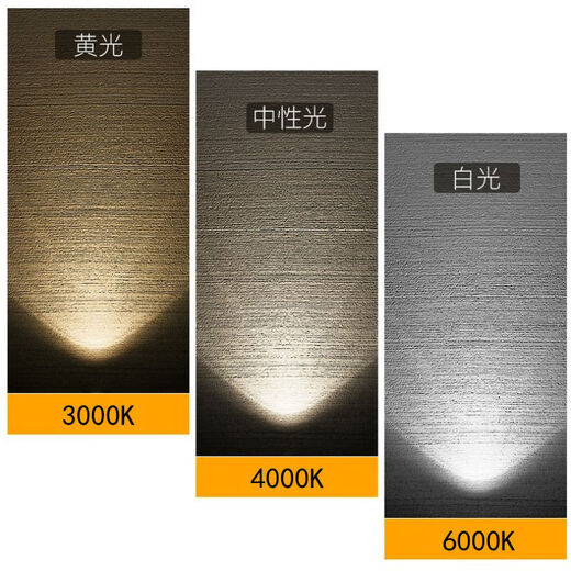 鑫汐 led筒灯嵌入式贴片压铸铝防眩光商场工程圆形天花灯 4寸12W 开孔110mm面径143 三色变光