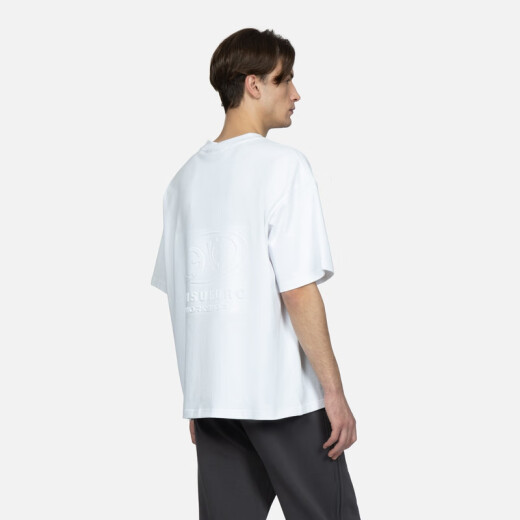 EVISU KURO  标志EK字母宽松短袖T恤男2ESGNM3TS686BZCT 白色 M 【宽松可选小1个尺码】