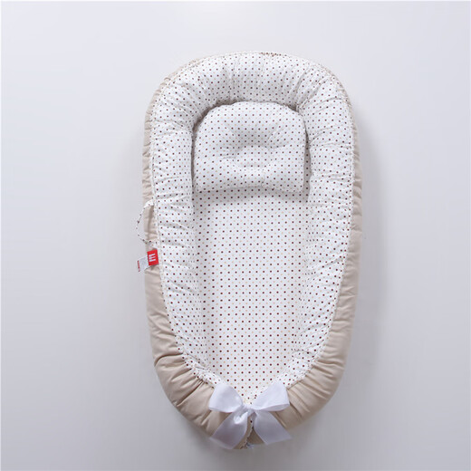 Chuangjingyi selects newborn bionic sleeping bed, safe uterine bed, crib, baby anti-jumping bed, mid-bed, autumn and winter coaxing sleep, Forest Pink HDJ 50*85