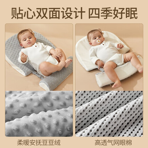Tile Baby Anti-Spitting Slope Pad to Relieve Spitting Pillow Slope Pillow Newborn Feeding Artifact Baby Nursing Pillow Ocean (Basic)
