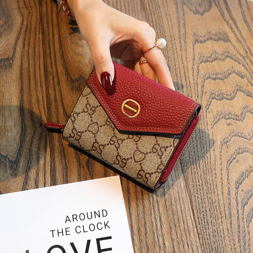 Coole Känguroo-Karten-Brieftasche Frauen 2025 Neue Brieftasche Klappbrieftasche Einfache Multifunktions-Kartenclip-Karten-Karten-Karten-Karten-Design Lotus Brown 20-Karten-Slots mit echtem Leder