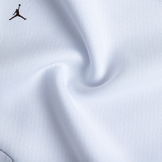 NIKE Nike AJ children's short-sleeved shirt cardigan summer new children's casual jacket top pure white 110/56 recommended height 104-110cm