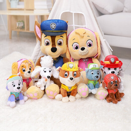 
Wangwang team made great contributions plush doll boy and girl birthday gift toy classic small ripples doll medium size 22.9CM