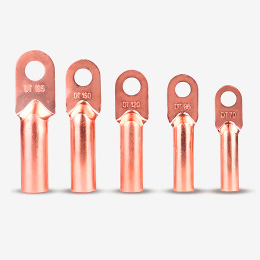 ABLEMEN 铜鼻子DT-25mm 铜接线端子 铜闭口线耳铜鼻子 整包出售(1包20只)