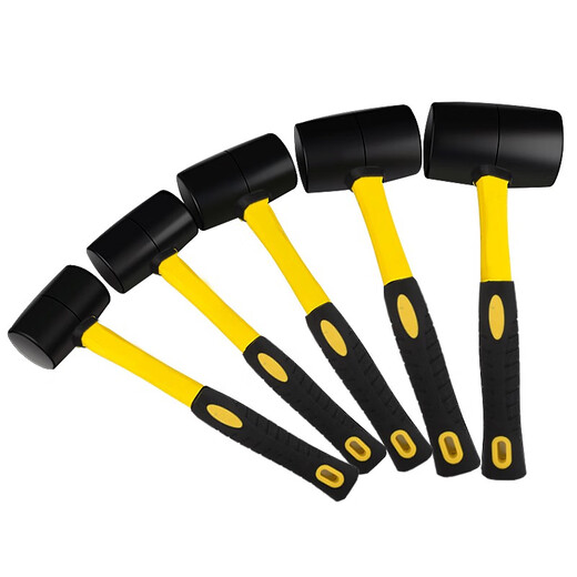 Baolian installation rubber hammer, tiling, knocking and leveling, large and medium rubber hammer, decoration leather hammer, tendon hammer, rubber hammer 300 type