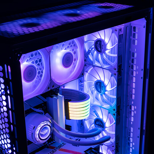 瓦尔基里(VALKYRIE）ONE VK01-W 白色 全塔强化散热台式电脑机箱 支持480水冷 TYPE-C接口 多风扇位