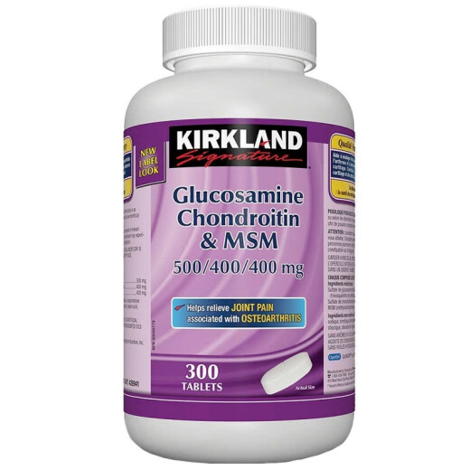 Canadian original bone-building strength-enhanced chondroitin and aminoglucose MSM for middle-aged and elderly joints