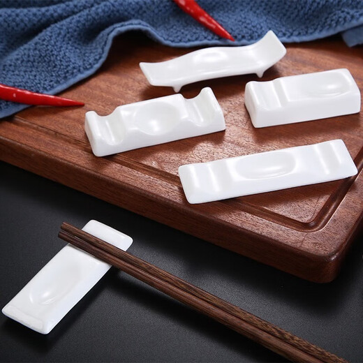 Yexiang chopstick holder household chopstick holder chopstick holder ceramic chopstick holder dual-purpose chopstick holder public chopstick holder hotel tableware 4 pack ceramic dynasty chopstick holder