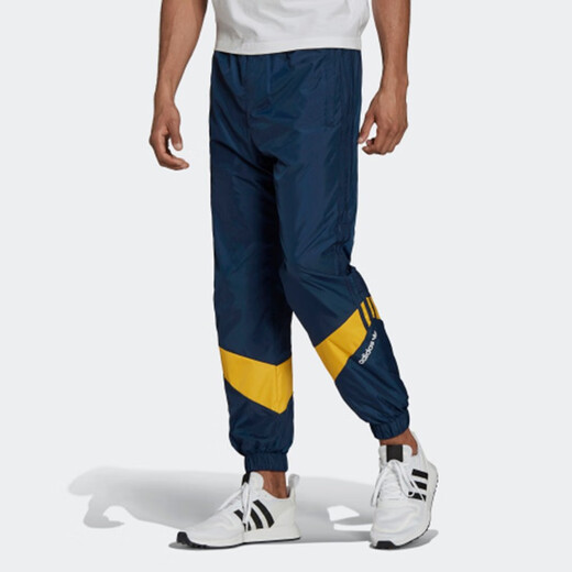 阿迪达斯（adidas） 三叶草运动裤男裤2025春季新款跑步训练健身长裤舒适运动裤 HF9227 藏蓝 M