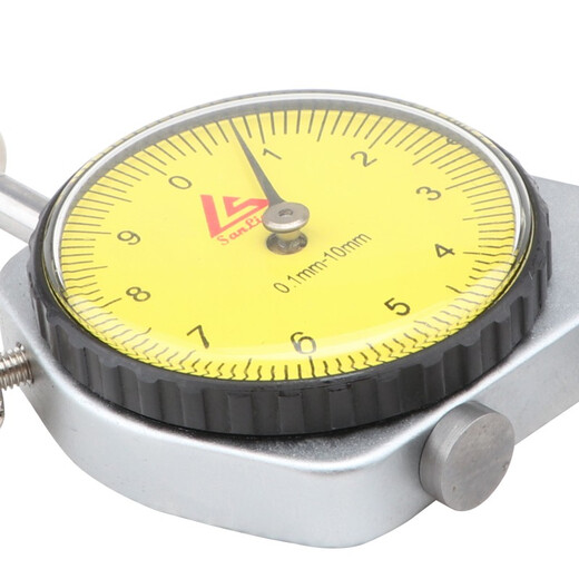 Three-quantity thickness measuring instrument thickness gauge high-precision digital display thickness gauge measuring thickness gauge thickness ruler JD066 0-20mm flat head 0.1