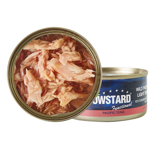 Meowstard imported Thai canned cat nutrition staple food for adult cats and kittens, canned cat wet food, cat fattening gills 80g*24 cans tuna + crab meat 24 cans