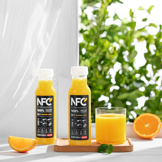 Nongfu Spring NFC juice drink 300ml*24 bottles Orange juice mango guava fruit and vegetable juice drinks whole box [produced in November] Orange juice gift box 300ml*10 bottles