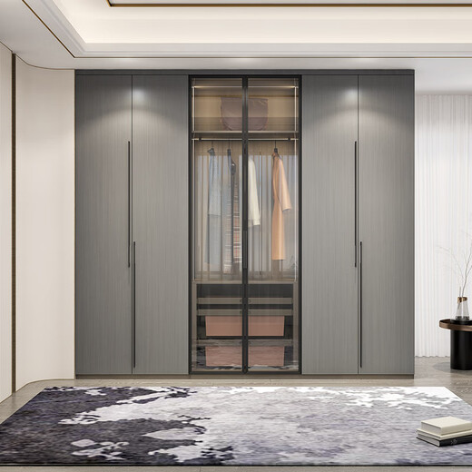 Gold Medal Kitchen Cabinet (GOLDENHOME) Gold Medal Wardrobe Home Decoration Whole House Customized Wardrobe Overall Bedroom Wardrobe Customized Cloakroom Decoration Customized Prepayment 10