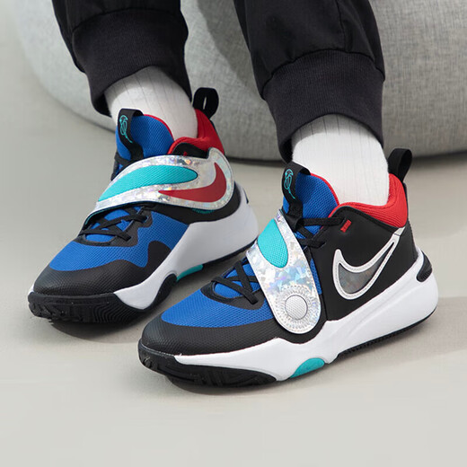 耐克（Nike）篮球鞋女鞋夏季新款大童鞋轻便缓震运动鞋实战训练舒适透气休闲鞋 FJ1390-001 40 (250)