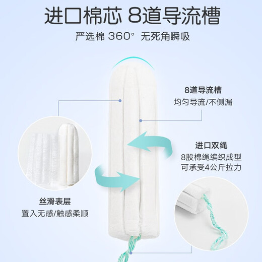 
Tmaxx Menstrual Swimming Magical Swimming Special Tampon Waterproof Aunt Scarf Special Swimming Special Swimming (6 pieces) 3 packs