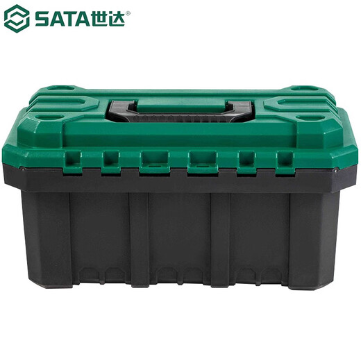 SATA Toolbox Plastic Multifunctional Portable Repair Metal Toolbox Home Storage Multi-Specifications 05311A-15-inch Plastic Toolbox