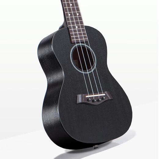 T9 尤克里里单板乌克丽丽小吉他初学者乐器jita入门吉它ukulele 23英寸 磨砂黑【单板】+大礼包 默认