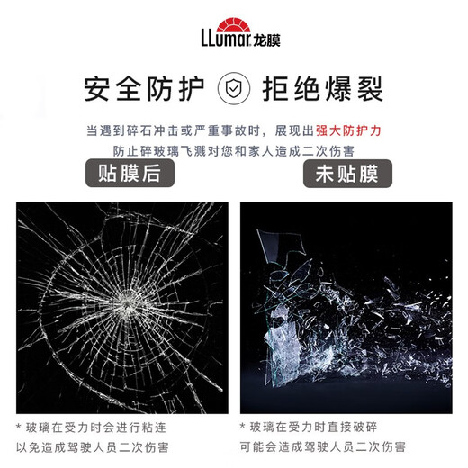 Lomao car film Changling 80 front windshield film new energy solar film window film thermal insulation sunscreen film high-grade ceramic film international brand