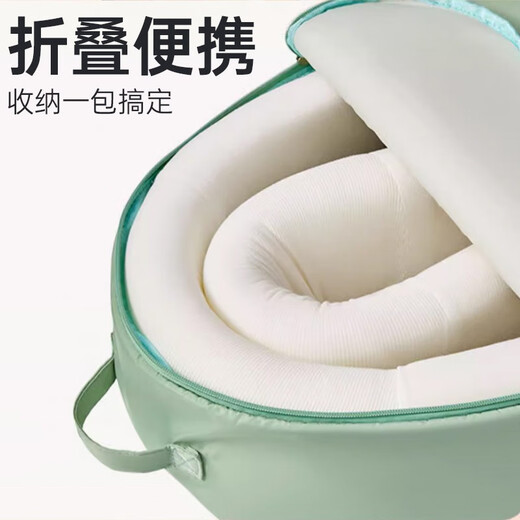 亲育婴儿床中床新生儿防吐奶宝宝哄睡神器可移动便携式婴儿防压仿生床 金装版（尊享礼包+妈咪包） 【蒂芙尼蓝】