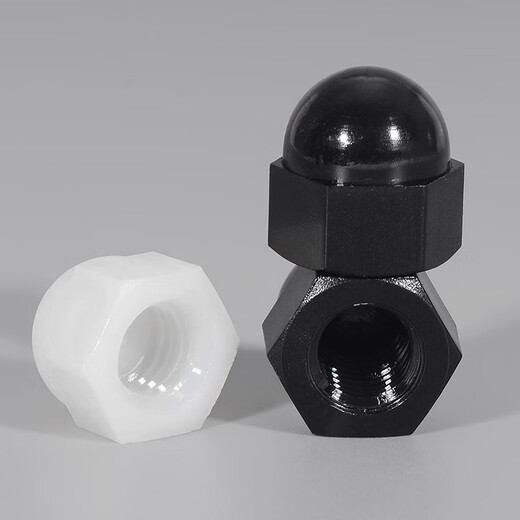 Jinggong M4M5M6M8 нейлоновая колпачковая гайка колпачковая гайка декоративная колпачок пластиковая гайка пластиковая гайка 8L M4 белая 20 шт.