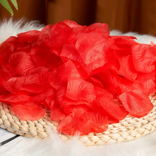 Antarctic Story Simulation Wedding Rose Petals Wedding Birthday Hand Spreading Flowers Confession Proposal Romantic Wedding Room Decoration Supplies Valentine's Day Blue and White (3 Packs of 300 Pieces)