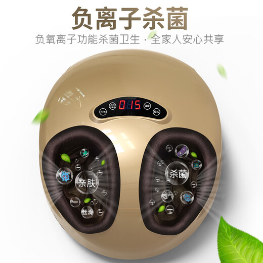 奥克斯（AUX)足疗机脚部按摩器足底加热多功能按摩仪送父亲母亲节日礼物 【旗舰款】气囊按摩/3大模式/无线遥控/奶油白