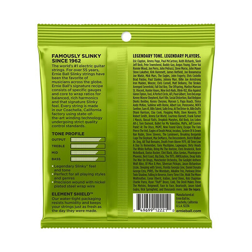 ERNIE BALL American-made EB electric guitar strings ErnieBall electric guitar strings 6 set 2221 classic model