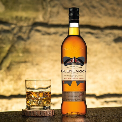 罗曼湖【国际威士忌金奖】调配型威士忌700ml*6洋酒 英国苏格兰高地产区 格伦盖瑞调配型威士忌 700ml*6