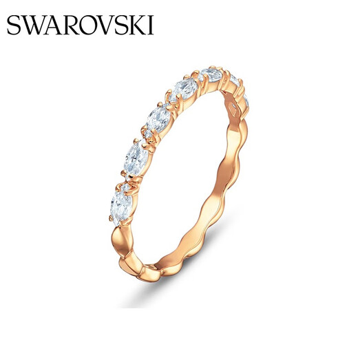 Swarovski (SWAROVSKI) MATRIX ring classic shiny light luxury jewelry for women rose gold plated 52mm-No. 12 5366583