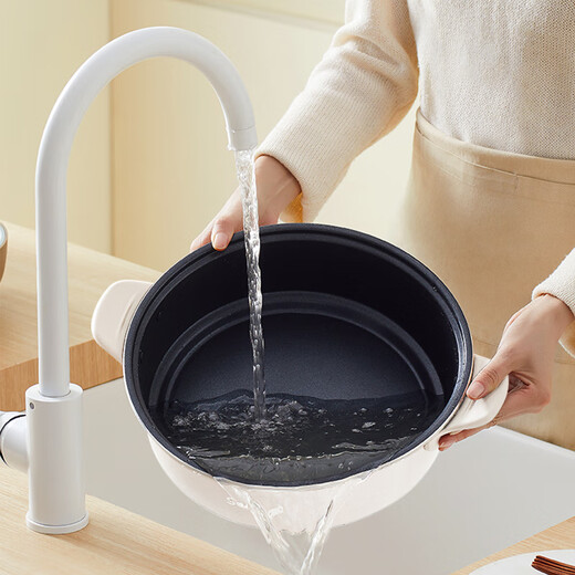 SUPOR split-type electric hot pot multi-purpose pot household multi-function electric hot pot electric wok electric wok cooking all-in-one pot 4L Internet celebrity non-stick pot 1300W high power H27YK37