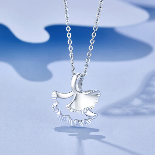 LAOLATU 999 platinum necklace for women PT950 platinum Sanshengyouxing 2025 new Chinese Valentine's Day gift for wife 999 platinum necklace + pt950 platinum pendant