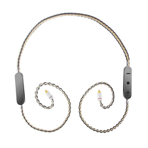 
AcroLINK is suitable for N5005 Shure MMCX Senhai IE900 Bluetooth line halter neck pure gold and silver mixed Bluetooth upgrade line 5.1 Qualcomm chip decoding mmcx/Xielantu/Shuer846/535
