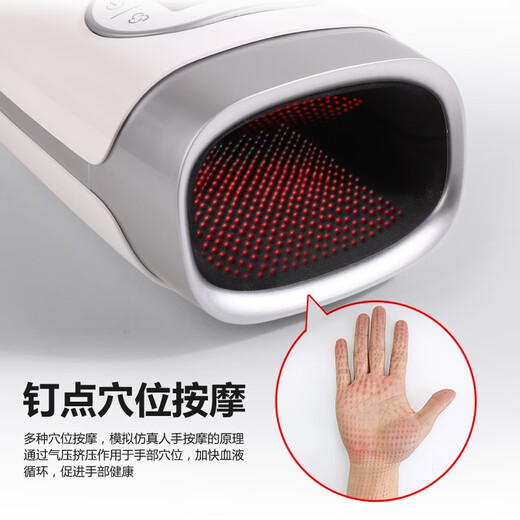 Aseblarm hand massager for numb finger joints, wrist, palm, meridians and acupuncture points, kneading, heating and care, electric artifact instrument, extended LCD model