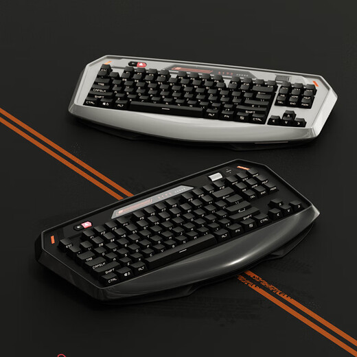 Clavier de voiture de sport Zoch Max870, clavier mécanique à trois modes, bureau de jeu E-Sports personnalisé sans fil câblé, MAX870 White + Gravure latérale blanc pure, axe d'ombre de flammes (paragraphe transparent)