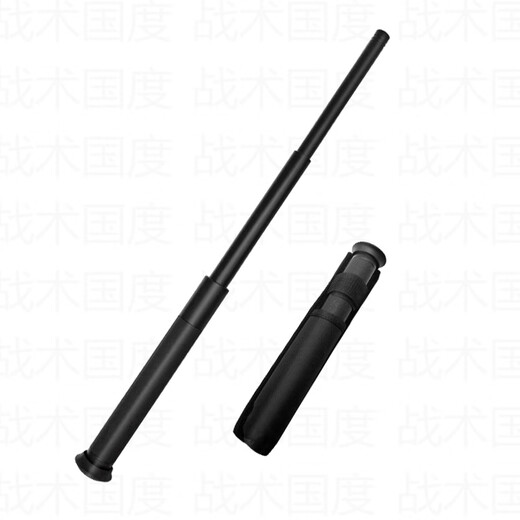Tactical National Mechanical Stick 21-inch Vehicle-mounted Legal Self-protection Security Anti-riot Mechanical Locking Stick Instructor's Stick Whip Swing Aviation Alloy Aluminum Telescopic Mechanical Stick Self-Explosion-proof Defense Three-section Stick