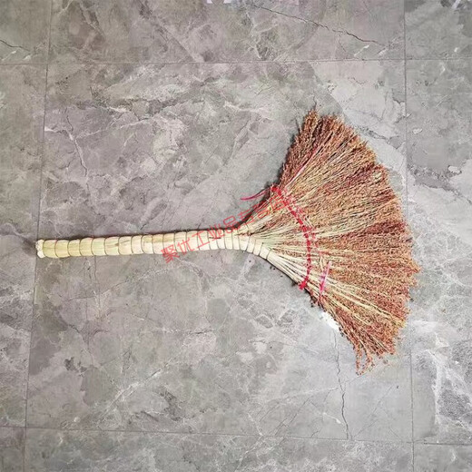 
Qindu Customized sorghum broom Sorghum broom Old style broom Broom Outdoor broom Worker Cleaning School JYHSN9742 Sorghum broom 1 G2S