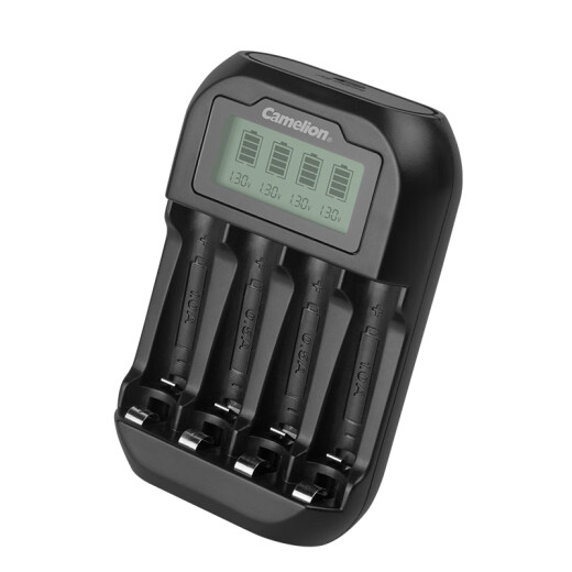 
Feishi (Camelion) BC-1046 (1047 upgrade) 4-slot intelligent LCD USB fast charging set with 4-section No. 5 2700mAh + 4-section No. 7 1100mAh battery