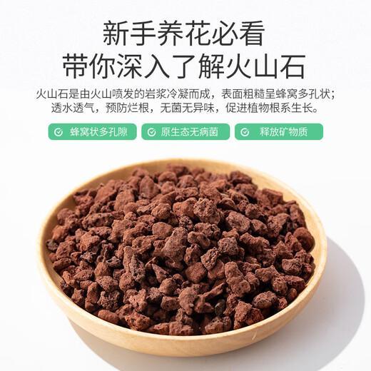 Greenpan volcanic rock particles for growing flowers, small pavement, multi-cinnamon flowers for raising turtles, fish tank bottom sand filter 3-6mm