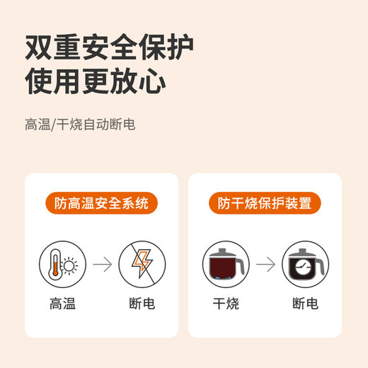 Joyoung Electric Cooking Pot Multi-Capacity Selection Multi-Function Non-stick Inner Electric Hot Pot Electric Hot Pot Noodle Cooker Electric Steamer 1.5L Pink/With Steamer Tray GD76C