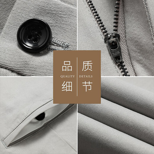 Woodpecker (TUCANO) Casual Pants Men's Spring and Autumn Business Casual Straight Slim Solid Color Versatile Long Suit Pants Men's Khaki 32