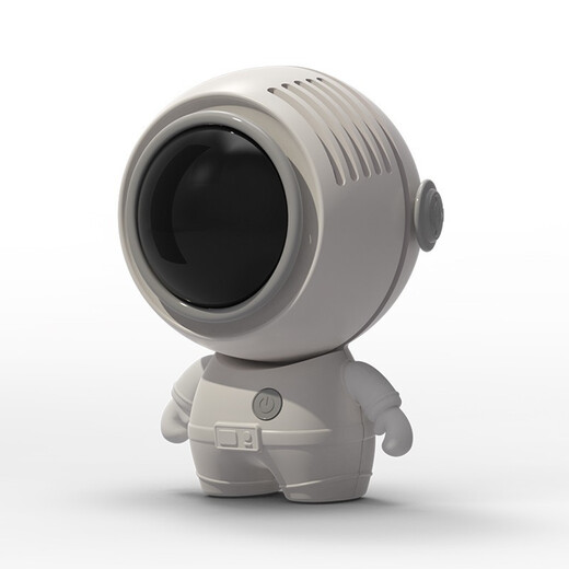 Kaiyi small fan desktop dormitory halter Children's Day birthday gift for girls to give to girlfriend, girlfriend, wife, best friend, practical boy boyfriend Chinese Valentine's Day Teacher's Day gift Moonlight White Astronaut Fan + Belly Warming Belt + Gift Box