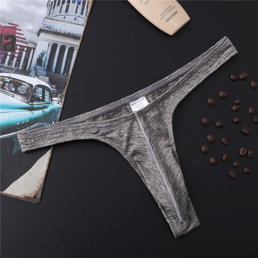 Bullet separation thong men's single gay comfortable T-pants sexy small nightclub gay love S (1'9-2'1) purple 1 pair