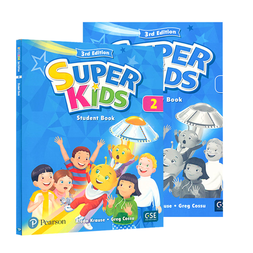 Die dritte Ausgabe von Super Kids Langwen Children's English Lehrbuch 123456 enthält Langwen Xiaoying umfassendes Zuhören, Sprechen, Lesen und Schreiben von Kursen New Edition Super Kids2 Level (Buch + Buch + Langwen Xiaoying)