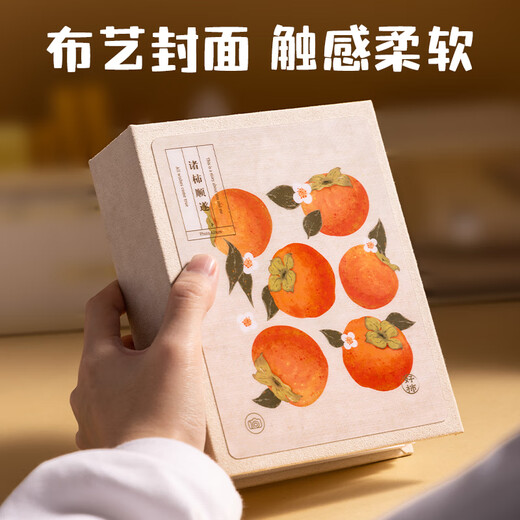 Deli Photo Album 5-inch 100-piece family photo album couple travel photo album commemorative album children's growth record book Orange style PQ856