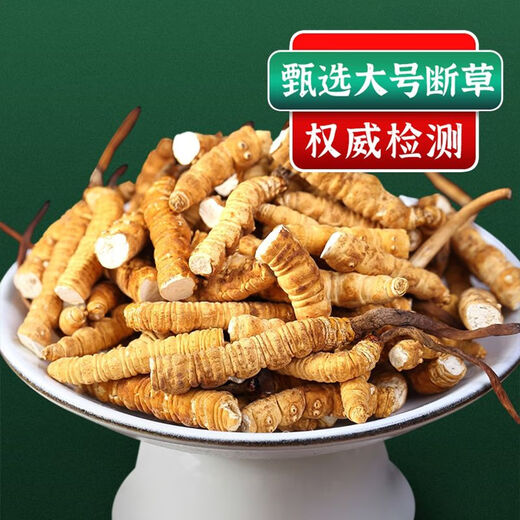 Cordyceps authentic snowy areas in Tibetan areas, fresh Cordyceps sinensis broken grass, cordyceps dry goods and affordable in bulk, authentic Tibetan areas, medium-altitude large cut 1 gram