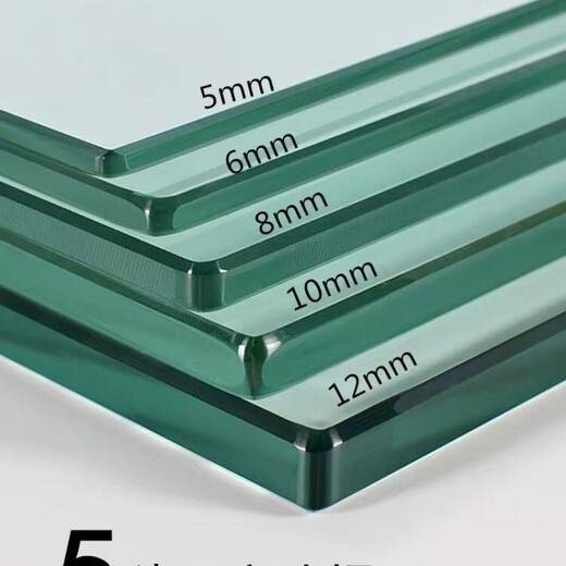 Yingtang tempered glass desktop panel custom coffee table dining table computer table TV cabinet rectangular round desktop panel custom computer table TV