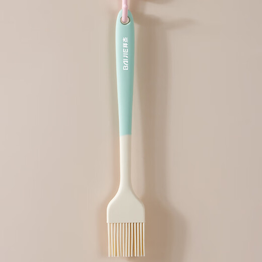 Baijie 21cm high temperature resistant food grade silicone oil brush kitchen baking tool oil brush pancake barbecue seasoning brush